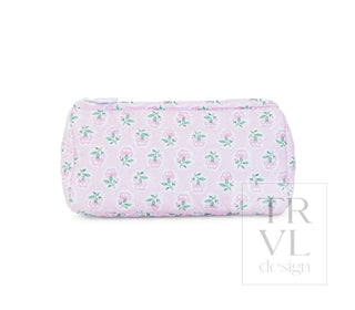 TRVL Quilted Pochette Bag: Petite Fleur Pink