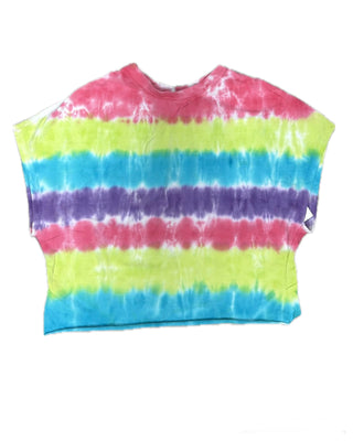Tie Dyed Crossback Top- Reef