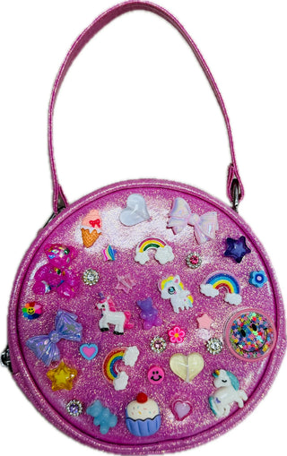 Bari Lynn Round Galaxy Charm Bag