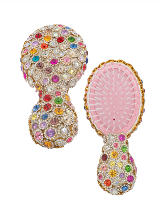 Bari Lynn Fully Jeweled Hair Brush