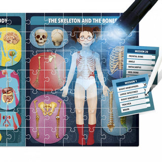 The Human Body Under X-Ray Puzzle