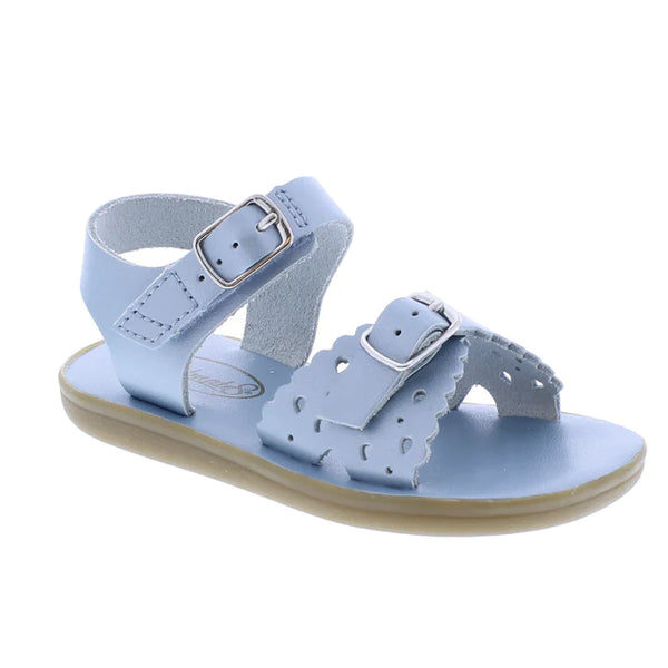 Footmates Eco Ariel Sandals Micro Blue Pearl Olly Olly Footmates Eco Ariel Sandals Micro Blue Pearl Olly Olly