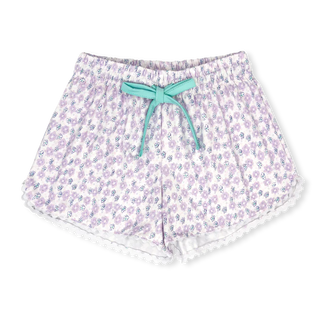 Set Athleisure Emily Shorts - Blissful Blooms/Totally Turquoise