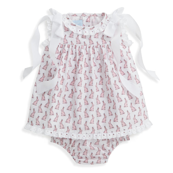 Bella Bliss Tilly Rabbit Eyelet Trim Bloomer Set OllyOlly