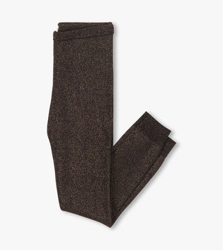 Black Glitter Knit Tights