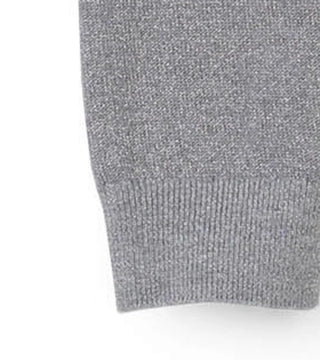 Silver Shimmer Cable Knit Leggings