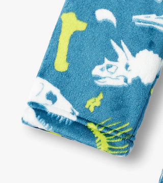 Boys Dino Fossils Fleece Robe