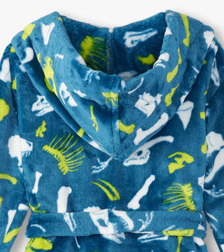 Boys Dino Fossils Fleece Robe