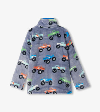 Boys Monster Truck Fleece Zip-Up Jacket