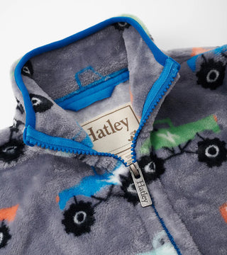 Boys Monster Truck Fleece Zip-Up Jacket
