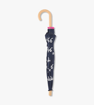 Girls Foil Bows Umbrella