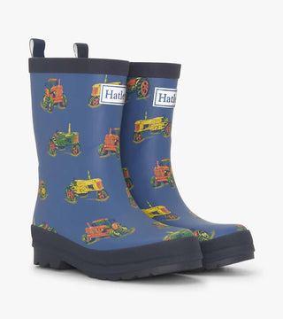 Hatley Landscape Tractors Matte Rain Boots