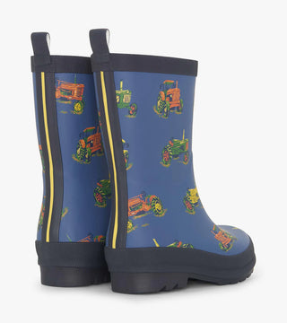 Hatley Landscape Tractors Matte Rain Boots