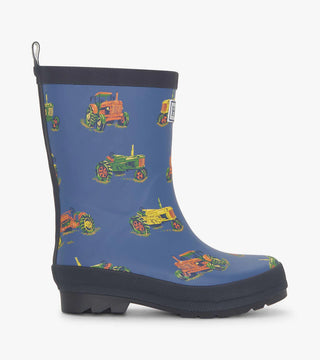 Hatley Landscape Tractors Matte Rain Boots