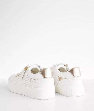 Mia Sneaker Jilie- White/Gold