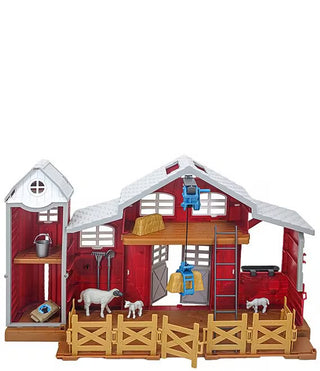 Big Country 38-Piece Dairy Barn Playset