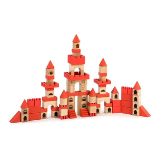 Miniland 100Pc Wooden Stacking Castle