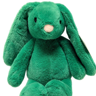 Mon Ami Mini Emerald Plush Bunny - Green