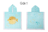Toddler/Kids Reversible Cover Up - Fish | Jellyfish
