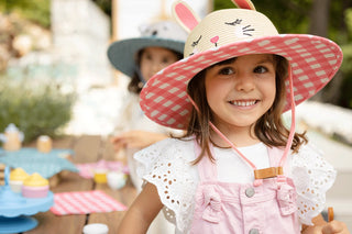 Kids Lifeguard Straw Hat - Bunny