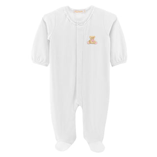 Baby Club Chic Pink Embroidery - Baby Toys Footie