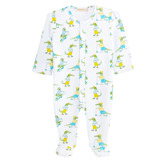 Baby Club Chic Funny Crocs Footie