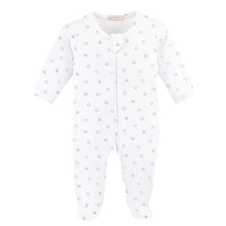 Baby Club Chic Pink Little Stars Footie