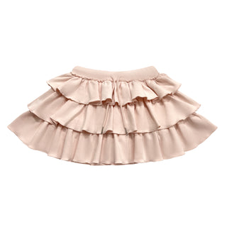 Little Olin Pink Ruffle Sweat Skort