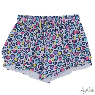 Azarhia Butterfly Shorts - Bright Leopard