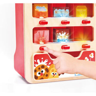 Hape play vending machine with coins and play card