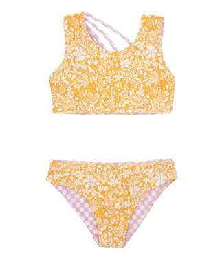 Feather 4 Arrow Golden Sun Reversible Bikini