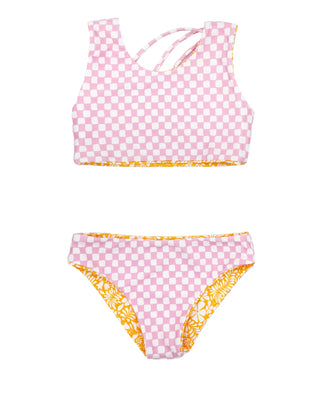 Feather 4 Arrow Golden Sun Reversible Bikini