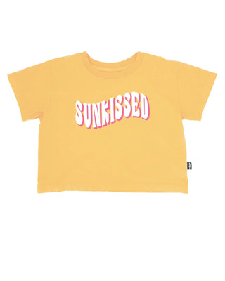 F4A Sunkissed Crop Tee Golden Sun