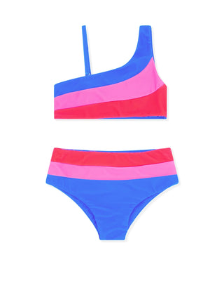 Feather 4 Arrow Rays 4 Days Bikini - Marina Blue Colorblock