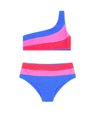 Feather 4 Arrow Rays 4 Days Bikini - Marina Blue Colorblock