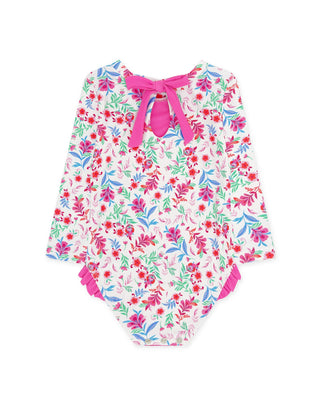 F4A Coastal Cutie Surf Suit Rashguard - Seabreeze