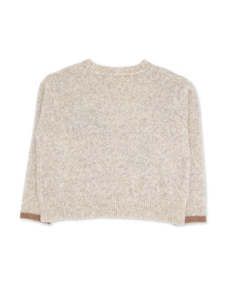 Camille Horse Sweater - Oatmeal
