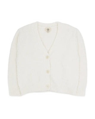 Ivory Plush Willow Cardigan