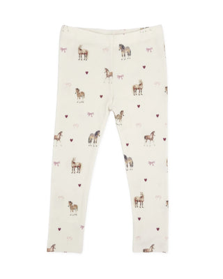 Ava Horse Hacci Set - Ivory