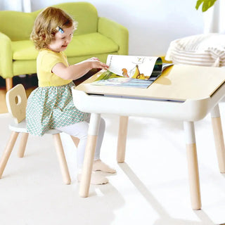 Hape Flip & Play Activity Table 3-in-1 wooden kids table