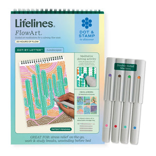 Lifelines FlowArt Dot-By-Letter - Landscapes