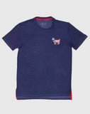 GOAT USA Navy Athletic Freedom Graphic Tee