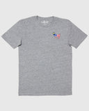 GOAT USA Gray Freedom Graphic Tee