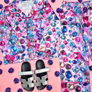 Mini Dreamers Precious Jewels Silky Pajama Set