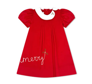 Eloise Dress- High Point Red Corduroy, Merry