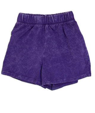 Erge Mineral Biker Shorts- Purple