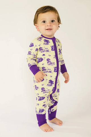 Southern Slumber Tiger Tolie Double Zipper Bamboo Sleeper
