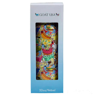 GOAT USA Multi-Sticker AOP '26 Water Bottle: Multi