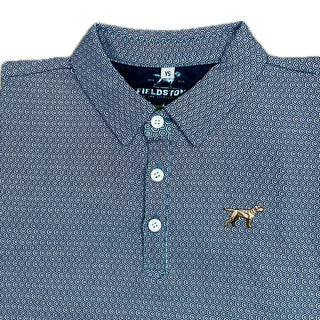 Fieldstone Youth Diamond Polo Navy