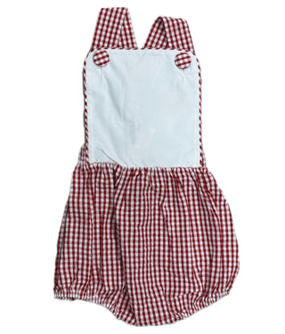 Banana Split Red Gingham Sunsuit